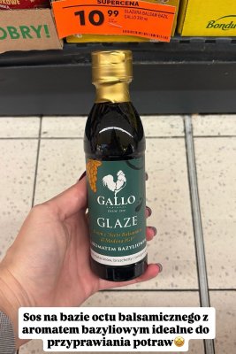 Glazura balsam z aromatem bazyliowym promocja w Biedronka