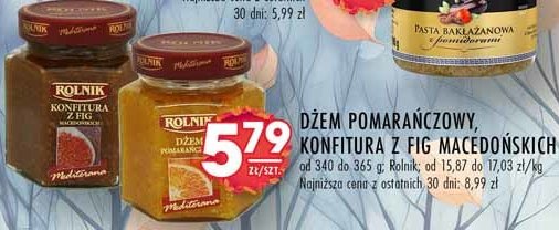 Dżem pomarańczowy Rolnik promocja