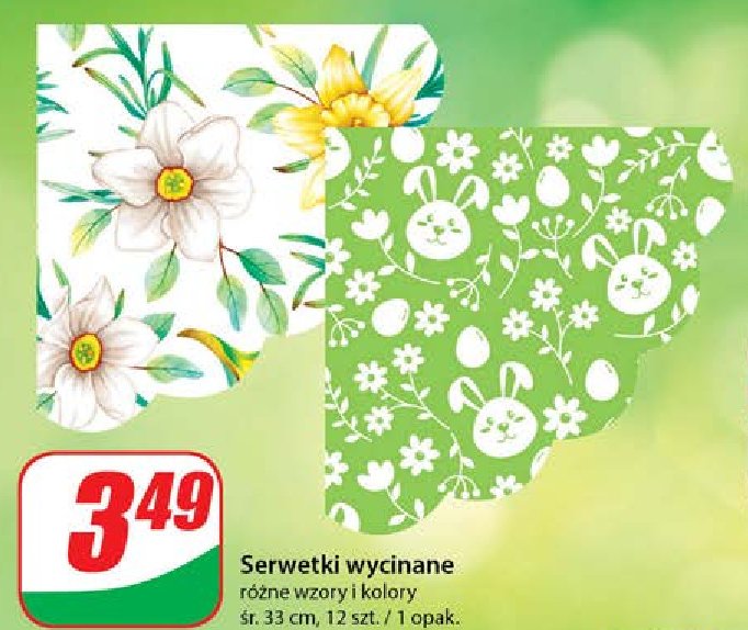 Serwetki świąteczne 33 x 33 cm promocja