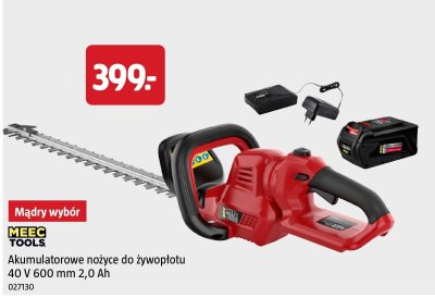 Nożyce akumulatorowe do żywopłotu Meec Tools 40V 600mm promocja w Jula