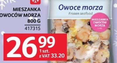 Mieszanka owoców morza 800 g promocja w Selgros