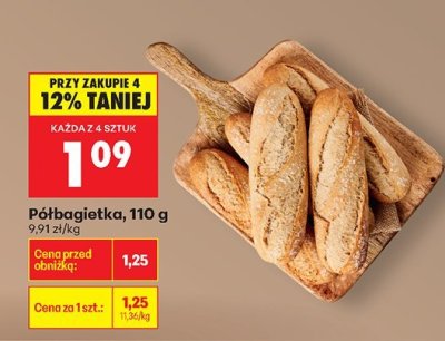 Półbagietka promocja w Biedronka