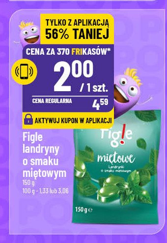 Landrynki miętowe Figle promocja w POLOmarket