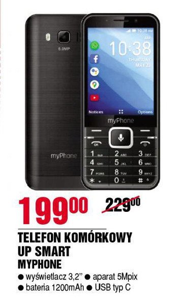 Telefon kom贸rkowy q-smart mb172 czarny Myphone promocja