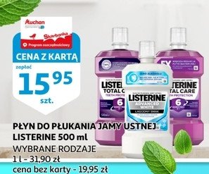 Płyn do płukania ust Listerine advanced white promocja w Netto
