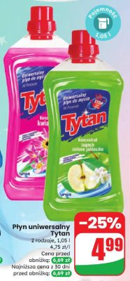 Płyn uniwersalny Tytan 2 rodzaje, 1,05 l promocja w Dino