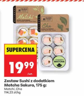 Zestaw Sushi z dodatkiem Matcha Sakura 175 g: Matchi, Cho promocja w Biedronka