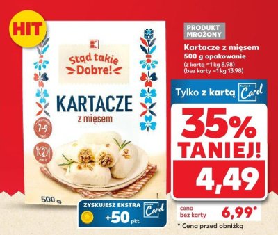 Kartacze z mięsem promocja w Kaufland