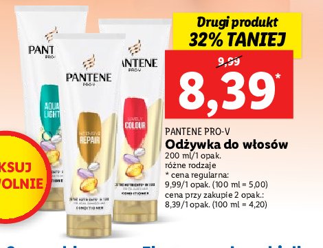 Odżywka 3 lively colour Pantene promocja