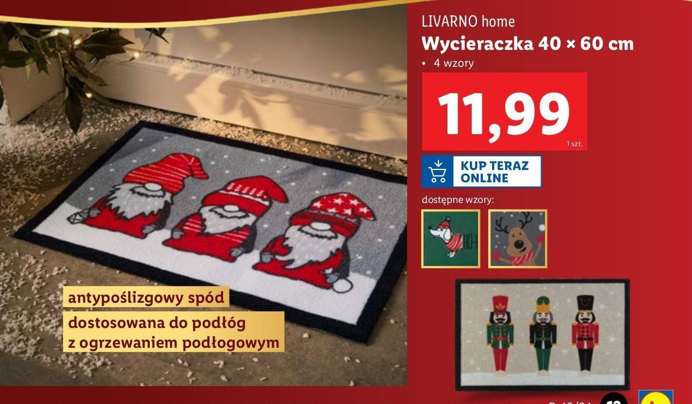 Wycieraczka 40 x 60 cm promocja