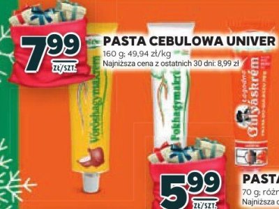 Pasta Cebulowa Univer promocja w Stokrotka