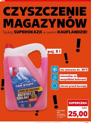 Płyn do chłodnic Antifreeze Coolant -35°C Longlife+ 5l opakowanie promocja w Kaufland