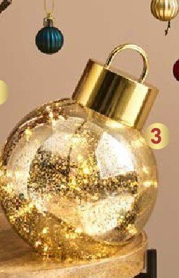 Bombka świetlna LED promocja w Castorama