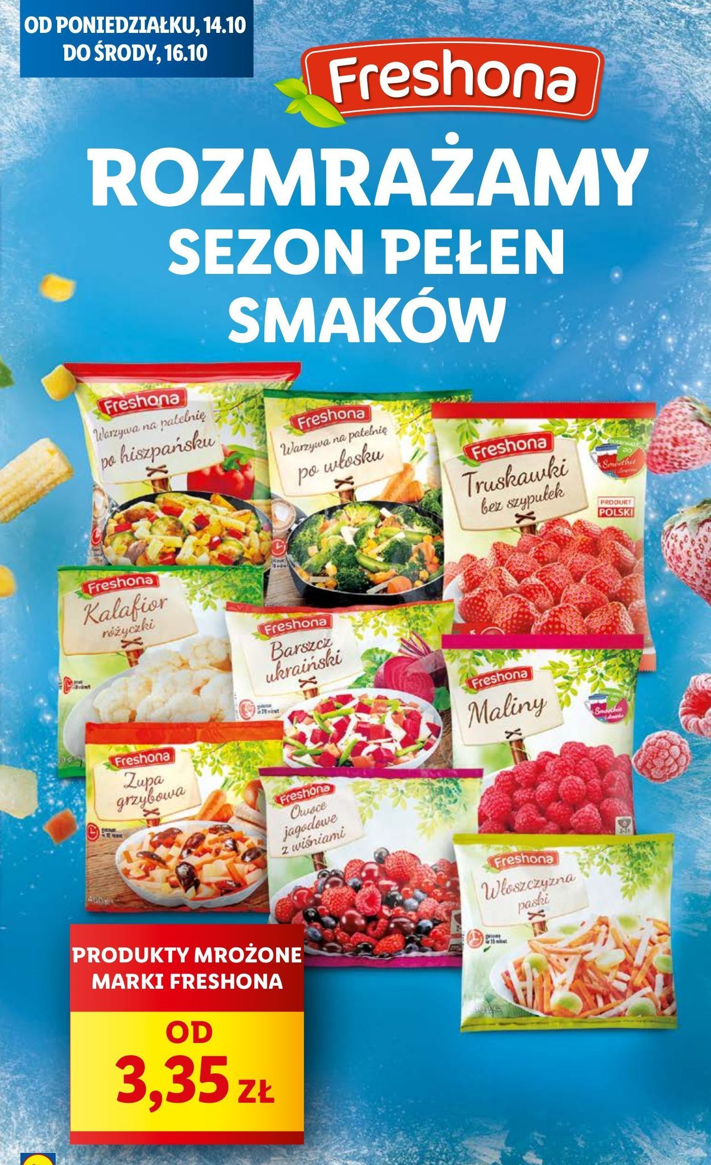 Truskawki mrożone Freshona promocja