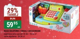 Kasa sklepowa z wagą i akcesoriami promocja w bi1