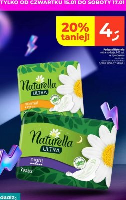 Podpaski Naturella Ultra Normal promocja w Dealz