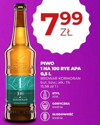 Piwo promocja w Duży Ben