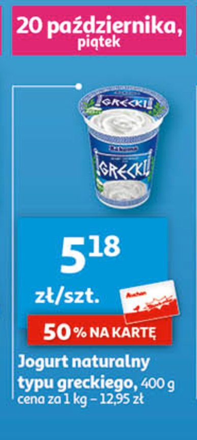 Jogurt naturalny typu greckiego Bakoma promocja