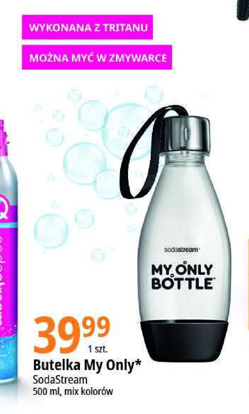 Butelka czarna 500 ml Sodastream promocja
