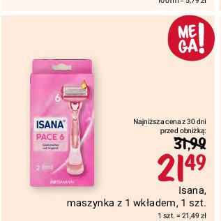 Maszynka do golenia pace 6 Isana promocja