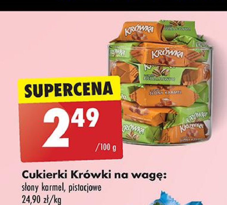 Krówki słony karmel promocja w Biedronka