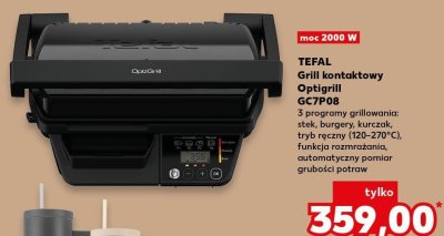 Grill kontaktowy Optigrill GC7P08 promocja w Kaufland