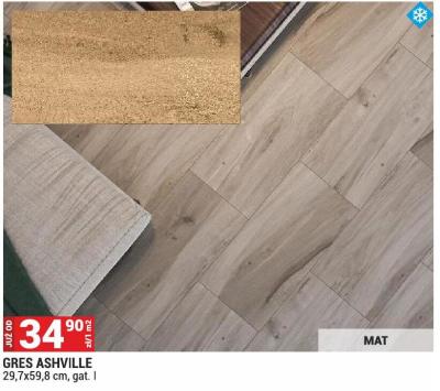 Gres ASHVILLE 29,7x59,8 cm, gat. I promocja w Merkury Market