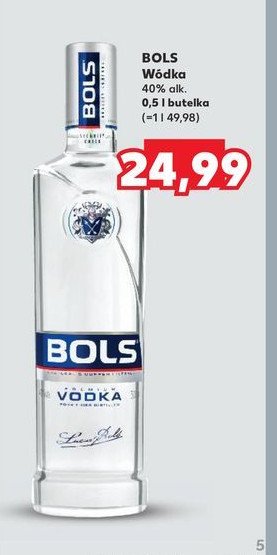 Wódka Bols platinium promocja w Kaufland