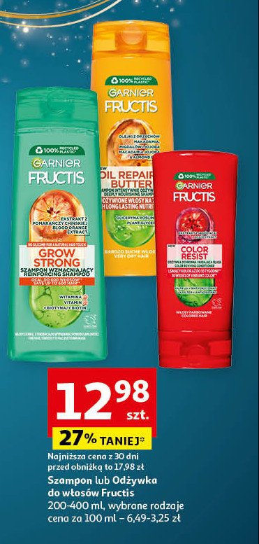 Odżywka do włosów Garnier fructis goji color resist promocja w Auchan