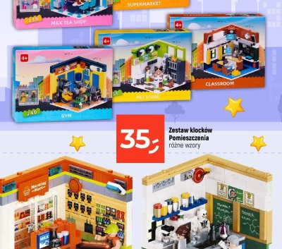 Zestaw klocków Pomieszczenia różne wzory promocja w Dealz