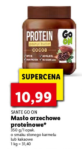 Masło orzechowe Go on! promocja