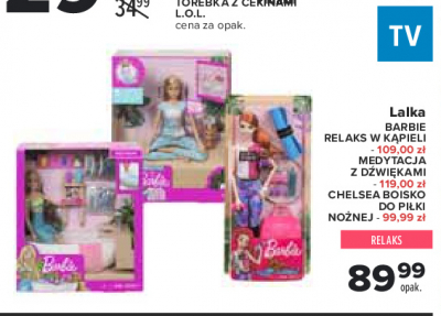 Lalka barbie relaks w k膮pieli Mattel promocja