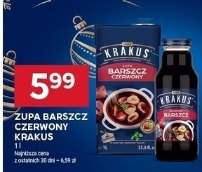 Zupa barszcz czerwony Krakus promocja w Stokrotka