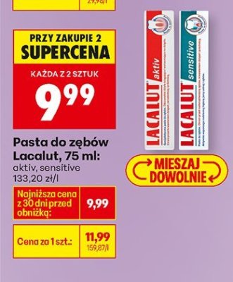 Pasta do zębów: aktiv promocja w Biedronka