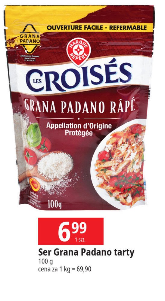 Ser grana padano tarty Wiodąca marka croises promocja