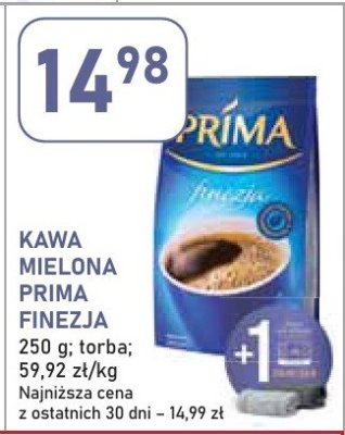 Kawa mielona Prima Finezja promocja w Stokrotka