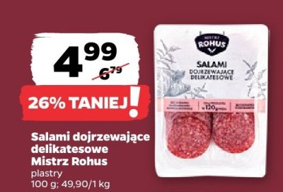 Salami dojrzewające delikatesowe  promocja w Netto
