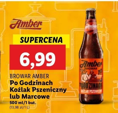 Piwo PO GODZINACH MARCOWE promocja w Lidl