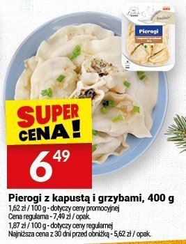 Pierogi z kapustą i grzybami, 400 g promocja w Twój Market