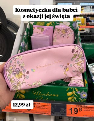 Kosmetyczka dla babci promocja w Biedronka