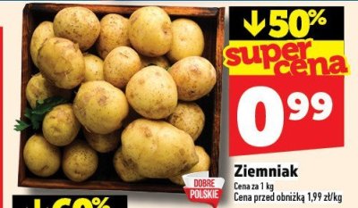 Ziemniaki jadalne promocja w TOPAZ