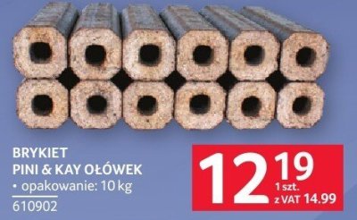 Brykiet PINI & KAY OŁÓWEK promocja w Selgros