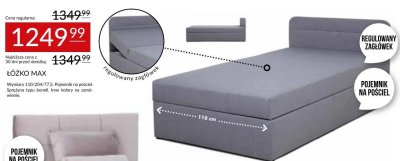 Łóżko MAX Abra Meble promocja w Abra Meble