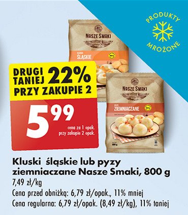 Kluski śląśkie Nasze smaki promocja w Biedronka