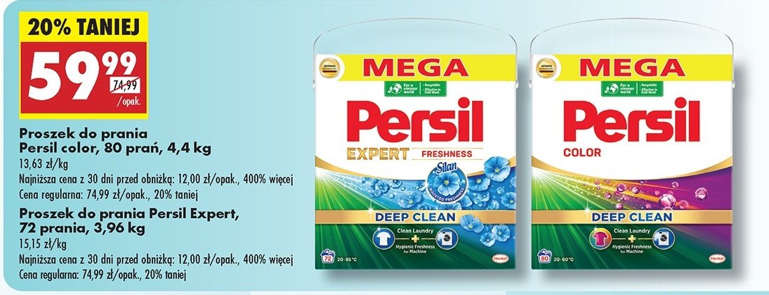 Proszek do prania freshness by silan Persil promocja