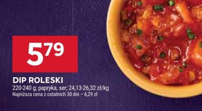 Dip roleski papryka, ser promocja w Stokrotka