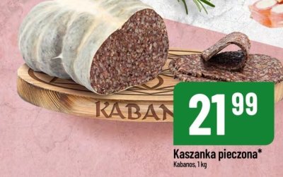 Kaszanka pieczona Kabanos promocja w POLOmarket