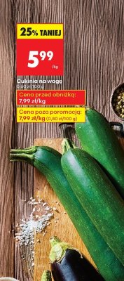 Cukinia na wagę promocja w Biedronka