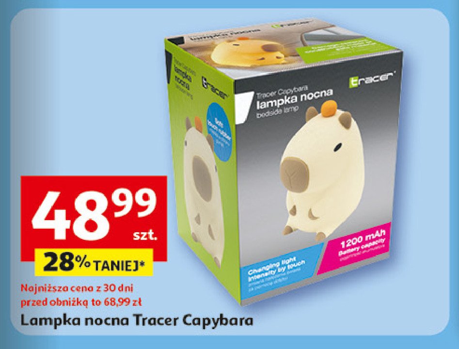 Lampka capybara Tracer promocja w Auchan