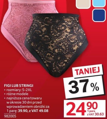 Majtki FIGI LUB STRINGI - S-2XL promocja w Selgros